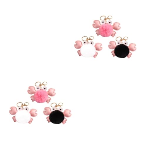 FOMIYES 2 Sätze Teiliges Imitationskrabben Anhänger Dekorative Cartoon Schlüsselanhänger Umweltfreundlichem Pu Wassermelone Vielseitige Taschen Schlüsselanhänger Dekoration 3 Stücke * 2 von FOMIYES