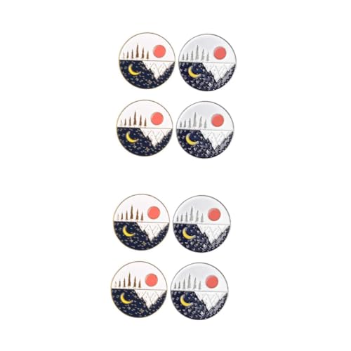 FOMIYES 2 Sätze Teiliges Kreative Brosche Anstecknadel Für Damen Für Kleidung Taschen Schals Accessoires 4 Stücke * 2 von FOMIYES