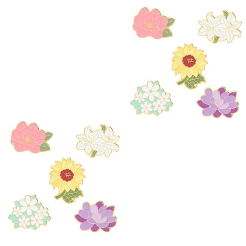 FOMIYES 2 Sätze Teiliges Sonnenblume Broschen Anstecknadeln Für Kleidung Langlebige Corsagen Für Hochzeiten Partys Besondere Anlässe Accessoires Für Frauen 5 Stück * 2 von FOMIYES