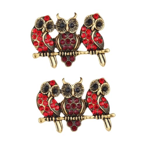 FOMIYES 2 Stck. Brosche Legierung Modisches Accessoire für Frauen zur Dekoration von Kleidung Taschen Schals Besondere Anlässe von FOMIYES