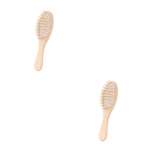FOMIYES 2 Stck. Holzgriff Haarbürste mit Natürlichem Kautschuk Kissen Kopfhautmassagekamm Breitzahnig Schonend Entwirrend Ergonomisch für Sanfte Kopfhautmassage und Müde Linderung FOMIYES 2 Stck. Holzgriff Haarbürste mit Natürlichem Kautschuk Kissen Kopfhautmassagekamm Breitzahnig Schonend Entwirrend Ergonomisch für Sanfte Kopfhautmassage und Müde Linderung von FOMIYES