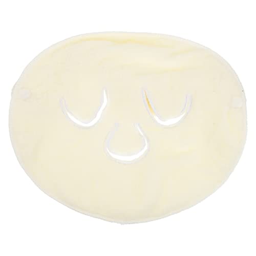 FOMIYES 2 Stk Maske Handtuch Peeling-badetuch Frauen Make-up-pads Masken Abschminktücher Make-up-reinigungstuch Gesichtstücher Handtücher Wischt Waschlappen Trockene Tücher Beige Polyester von FOMIYES