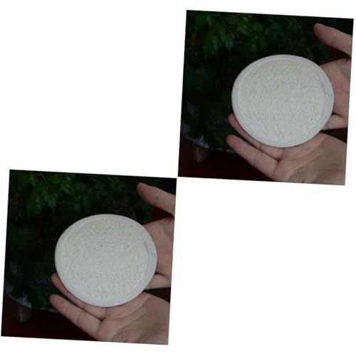 FOMIYES 2 Stück 1 10 Stück Abschminkpads Gesichtsschwammpads Gesichtswischpad Luffa-bad Gesicht Luffa Schwamm Waschlappen Augen Make-up Entferner Peeling-luffa-pad Makeup Entferner Körper von FOMIYES