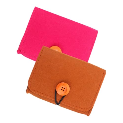 FOMIYES 2 Stück Ätherische Öle Aufbewahrungstasche Teilig Filz Organizer Beutel für Reisen Kleine Tasche für Fläschchen und Kosmetik Praktisch Vielseitig für Unterwegs und Alltag von FOMIYES