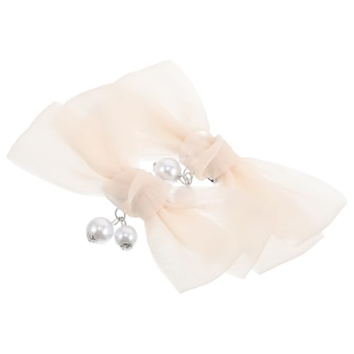 FOMIYES 2 Stück Abnehmbare Schleifen Schuhclips für Damen Pumps Hochzeit Braut High Heels Accessoires Handmade Bowknot Dekorative Schuhschmuck Komfortabel Leicht von FOMIYES