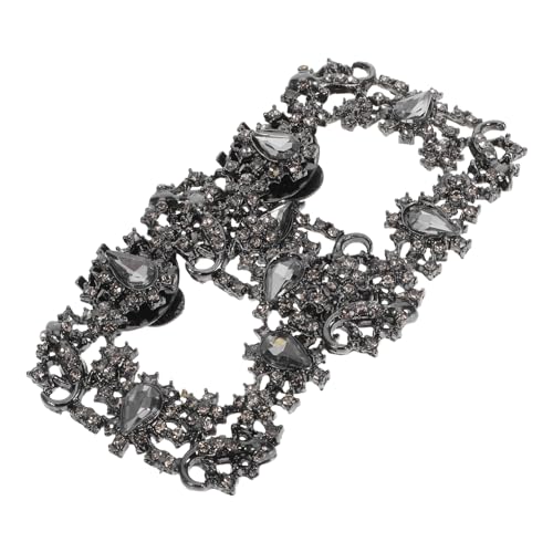 FOMIYES 2 Stück Abnehmbare Strass Schuhclips für Damen Eleganter Metallverschluss Funkelnde Brautschuh-broschen Schmuck für High Heels für Hochzeiten und Festliche Anlässe von FOMIYES