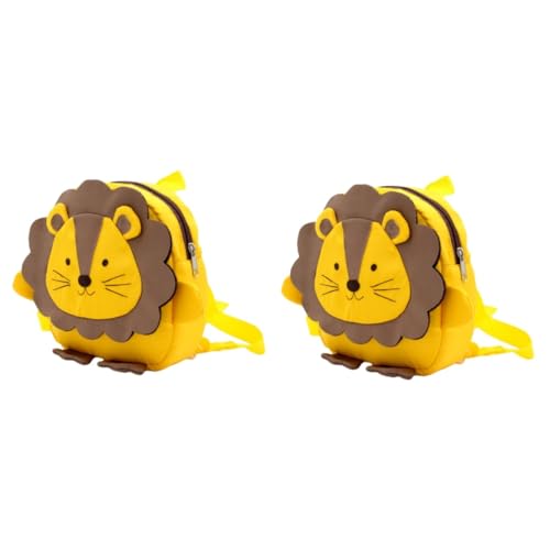 FOMIYES 2 Stück Anti Verlust Rucksack Für Reiserucksack Jungen Cartoon Kindergarten Mini Cartoon Rucksack Rucksäcke Schultasche Früherziehung Schultasche von FOMIYES