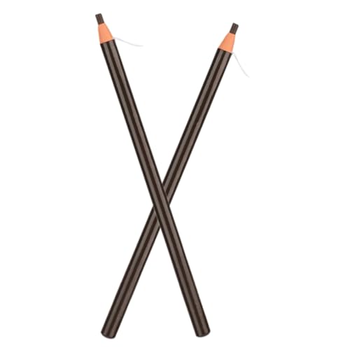 FOMIYES 2stücke Wasserfester Augenbrauenstift Aus Tragbarer Make-up-stift Für Frauen Langlebiges Tattoo-make-up Mit Peel-off-funktion Schweißfester Eyeliner Für Täglichen Gebrauch von FOMIYES