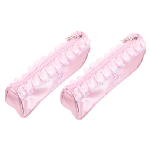 FOMIYES 2stücke Tanztasche Für Mädchen Mit Reißverschluss Aufbewahrt Ballettschuhe Aus Polyester Belüftetes Design Für Studio Und Reisen von FOMIYES
