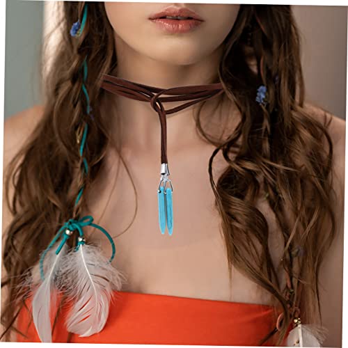 FOMIYES 2 Stück Boho Stil Lange Samtband Halskette mit Natürlichem Türkis Anhänger Modisches Damen Accessoire Geschenkidee für Geburtstag Hochzeit Muttertag Vielseitig und Hautfreundlich FOMIYES 2 Stück Boho Stil Lange Samtband Halskette mit Natürlichem Türkis Anhänger Modisches Damen Accessoire Geschenkidee für Geburtstag Hochzeit Muttertag Vielseitig und Hautfreundlich von FOMIYES