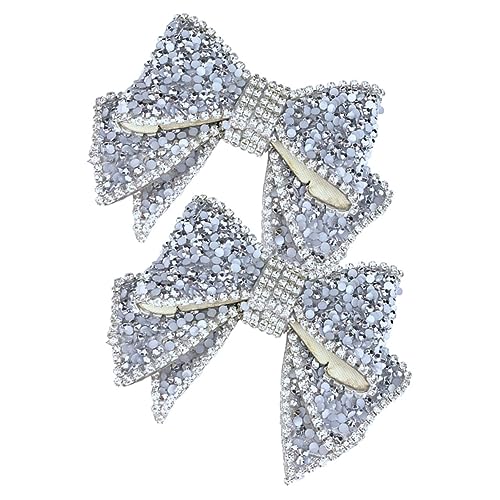 FOMIYES 2 Stück Bowknot Schuhcharms mit Strass Schuhdekoration für Hochzeiten Pumps Sandalen und Vielseitige Schuhschmuck für Damen FOMIYES 2 Stück Bowknot Schuhcharms mit Strass Schuhdekoration für Hochzeiten Pumps Sandalen und Vielseitige Schuhschmuck für Damen von FOMIYES