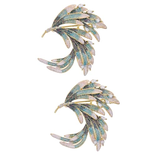 FOMIYES 2 Stück Brosche für Damen Dekorative Anstecknadel mit Einzigartigem Design für Kleider Schals Accessoire für Besondere Anlässe von FOMIYES
