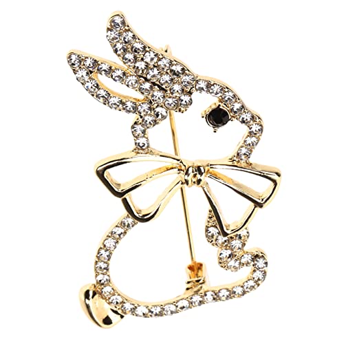 FOMIYES 2 Stück Cartoon Broschen Anstecknadeln Kaninchenform für Damen Kreative Kleidung Pins Hochwertiges Material für und Anlässe Wie Ostern und Valentinstag von FOMIYES