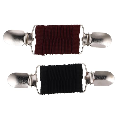 FOMIYES 2 Stück Damen Cardigan Clips Elastische Taillen Cinch Klammern für Kleider und Pullover Rückenzusammenzieher Sicherer Halt Verrutschen Vielseitig für Strickjacken und Schals von FOMIYES