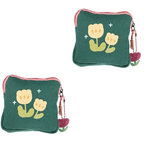 FOMIYES 2 Stück Damenbinden Aufbewahrungstasche Damenbinden Tasche Münzgeldbörse Make Up Tasche Für Reisen Mädchen Damenbinden Tasche Tragbarer Damenbinden Behälter Kleine Make Up von FOMIYES