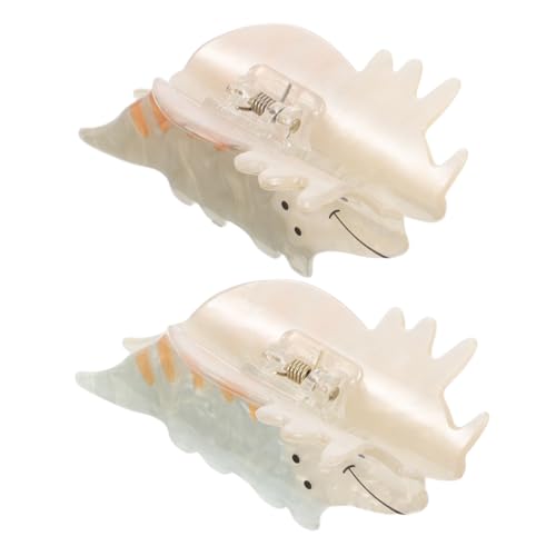 FOMIYES 2 Stück Dinosaurier Haarklammern aus Acryl Leichte Robuste Haarkralle mit Spielerischem Dino-design Rutschfest für Damen und Mädchen für Alltag Party und Vielseitige Frisuren von FOMIYES