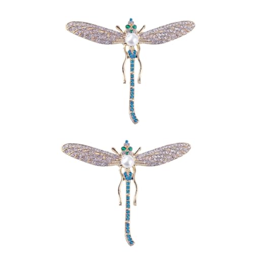 FOMIYES 2 Stück Drachenfly Brosche mit Frauen Bekleidungsdekoration Anstecknadel für Schals Hüte Kleidung Perfektes für Besondere Anlässe von FOMIYES