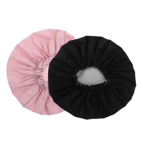 FOMIYES 2 Stück Duschhaube Haarhaube Für Die Dusche Badezubehör Duschhut Badekappe Für Damen Haarfärbekappe Haarkappen Baden Haartrockenhaube Salon Haarhaube Schlafende Motorhaube Stoff von FOMIYES