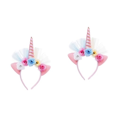 FOMIYES 2 Stk Leuchtendes Einhorn-stirnband Weihnachtsdeko Led Halloween Kind von FOMIYES