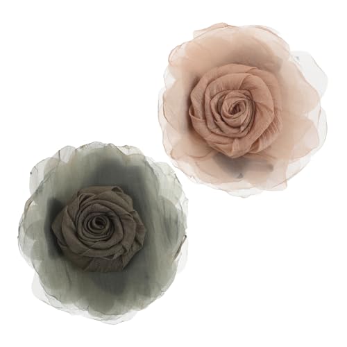 FOMIYES 2 Stück Elegante Haarspangen für Damen Starke Haarklammern mit Floralem Design Modische Haarkralle für Dickes Haar Vielseitige Styling clips für Besondere Anlässe und Alltag von FOMIYES