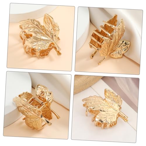 FOMIYES 2 Stück Haarklammern Blattform Große Haarklammern für Dickes Haar Rutschfeste Damen Haarspangen für Alltag Party Make Up und Sport Praktisch und Schonend für Haare von FOMIYES