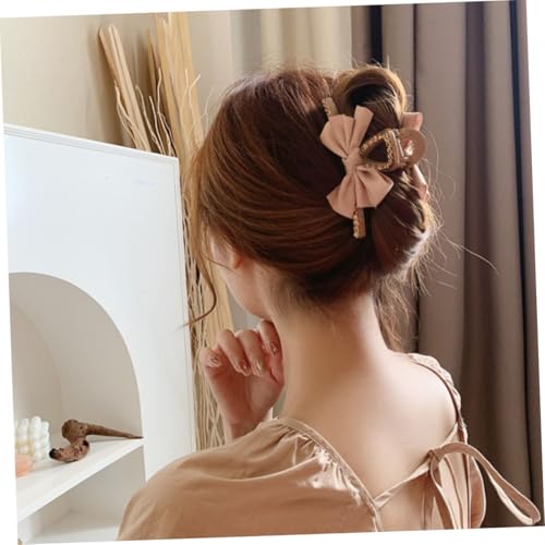 FOMIYES 2 Stück Haarklammern Damen Kreative Schleifen Krallenclips Eleganter Haarspangen Style Modische Haarclips für Frauen und Mädchen Geeignet für Alltag Reisen und Besondere Anlässe von FOMIYES