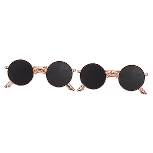 FOMIYES 2st Haarnadel Goldene Clips Für Haare Haarspangen Aus Horn Haarklammer Mädchen Haarspange Ganchos Para El Cabello Weihnachten Bobby Baby Sonnenbrille Legierung Fortschrittlich von FOMIYES