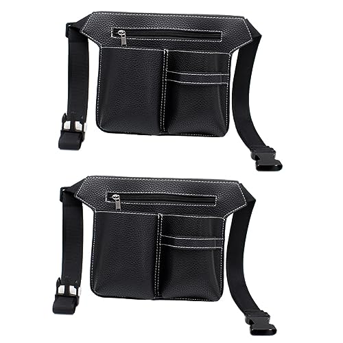 FOMIYES 2 Stk Friseurtasche Für Ausrüstung Halter Für Friseurwerkzeuge Friseur-organizer-tasche Garten Gürteltasche Friseur Umhängetasche Massageölbeutel Modellieren Ledertasche Mann von FOMIYES