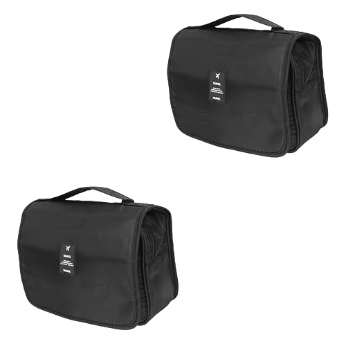 FOMIYES 2st Hängender Kulturbeutel Toilettenartikel Reisetasche Frauen Kosmetiktaschen Für Damen Kosmetischer Träger Reise-kulturbeutel Für Damen Klein Reisen Polyester Schreibwaren-Box von FOMIYES