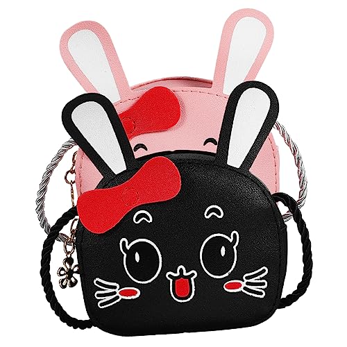 FOMIYES 2 Stück Hasen Geldbörsen Für Für Mädchen Schulterohren Mit Mädchentaschen Süße Kaninchentasche Für Geldbörsen Für Kleine Für Kleine von FOMIYES
