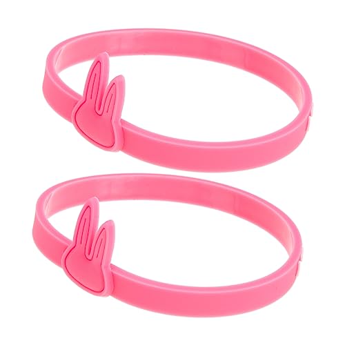 FOMIYES 2st Hasenkopf Seil Elastischer Pferdeschwanzhalter Haargummis Für Frauen Damen Armband Haararmband Für Mädchen Armband Für Frauen Stretch-haargummi Fee Haarseil Fräulein Gummiband von FOMIYES