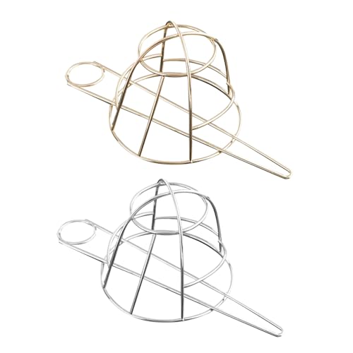 FOMIYES 2 Stück Hohle Vogelkäfig Haarnadel Dutt Clip Chinesische Haarnadeln Pferdeschwanz Hochsteckfrisur Clip Haarknoten Schmuck Mädchen Haarkäfig Stick Haarknoten Käfig von FOMIYES