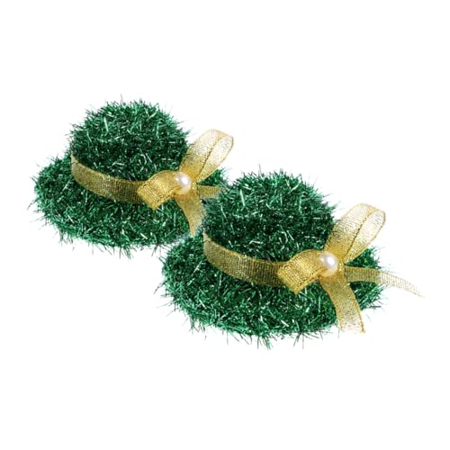 FOMIYES 2 Stück Hut Haarclips für Frauen Einzigartige Haaraccessoires für Patrick's Day Auffällige Thematische Haarspangen für Festliche Anlässe für Partys Feiern von FOMIYES