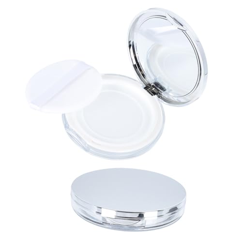 FOMIYES 2 Stück Kompakte Puderdosen mit Flip deckel und Elastischem Netz Luftdichtes Kosmetikpuder Aufbewahrungsbehälter für Losen Puder Tragbare Make up Cases für Damen Zuhause und von FOMIYES