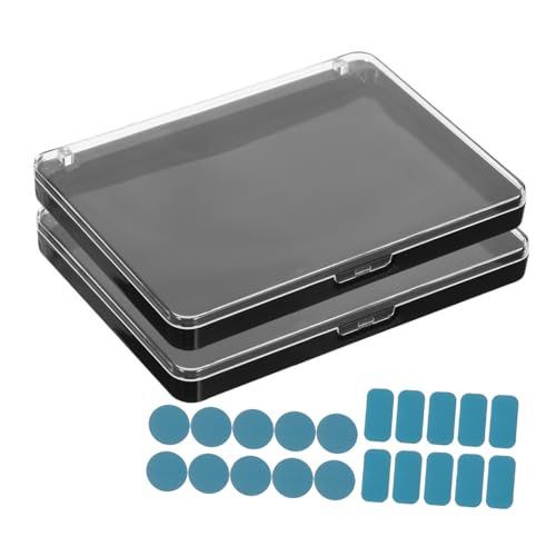 FOMIYES 2stücke Leere Make-up Lidschatten-palette Leere Lidschatten Pan Kosmetik Pan Für Highlighter Contour Mit Transparentem Deckel Effiziente Organisation Mehrzweck-layout von FOMIYES