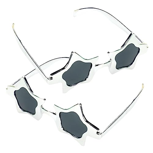 FOMIYES 2 Stück Lustige Cosplay Brillen für Damen Herren und Silbern für Partys und Fotorequisiten Spaßige Accessoires für Besondere Anlässe FOMIYES 2 Stück Lustige Cosplay Brillen für Damen Herren und Silbern für Partys und Fotorequisiten Spaßige Accessoires für Besondere Anlässe von FOMIYES