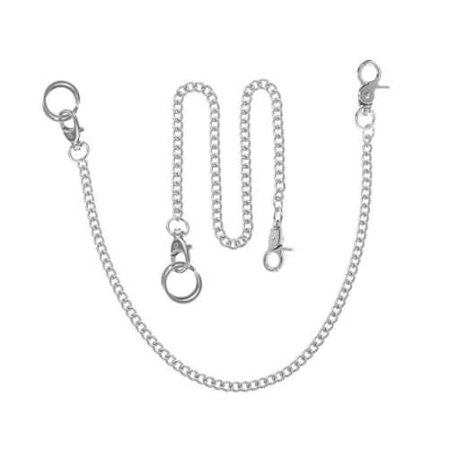 FOMIYES 2 Stück Metallkette für Jeans Strapazierfähige Dekorative Taschenuhr Ketten Hängeschmuck für Hosen Trendiges Accessoire für Herren Damen von FOMIYES