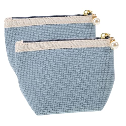 FOMIYES 2 Stück Mini-Reise-Make-up-Tasche Für Damen Kompakte Kulturbeutel Für Lippenstift Und Gegenstände Weicher Cord Tragbare Kosmetik-Organizer-Tasche Wasser Vielseitig Einsetzbar von FOMIYES