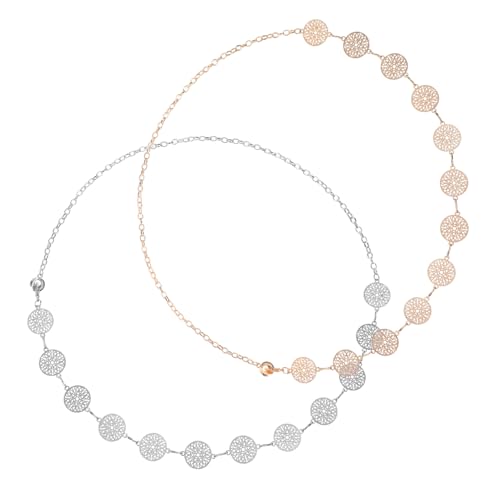 FOMIYES 2 Stück Modischer Taillengürtel für Damen und Herren für Jeans Kleider und Accessoires Leicht und Langlebig Perfektes Styling für Casual Wear von FOMIYES