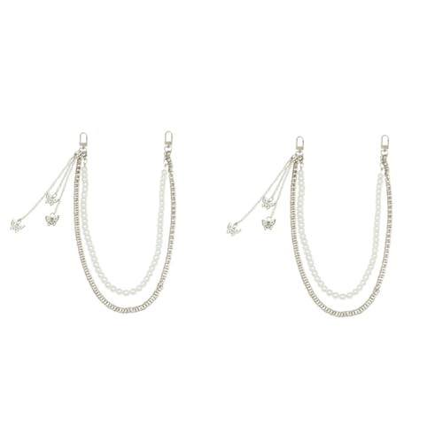 FOMIYES 2 Stück Multifunktionale Perlen Gürtelkette für Damen Taillenkette Hochwertigem Verstellbar für Freizeitlooks Partys zu Jeans Kleidern FOMIYES 2 Stück Multifunktionale Perlen Gürtelkette für Damen Taillenkette Hochwertigem Verstellbar für Freizeitlooks Partys zu Jeans Kleidern von FOMIYES
