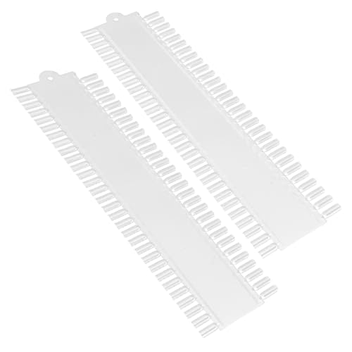 FOMIYES 2 Stück Nail Polish Farbkarte Teilig Transparent Nagelkunst Übungsboard Farben Nagellack Display für Salon und DIY Nail Art Anfänger Zubehör von FOMIYES