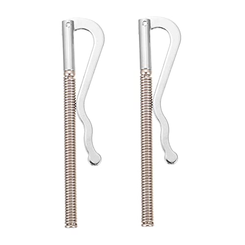 FOMIYES 2stücke Metall Frühling Geld Clip Scheckhalter Federklammern Kreditkartenhalter Geldklammern Platzsparend Tragbar Für Schecks Bargeld Karten von FOMIYES