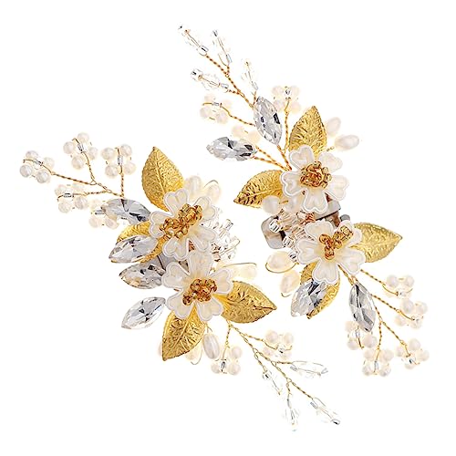 FOMIYES 2 Stück Perlenblumen Schuh Blumen Charms Für Hochzeitsschuhe Strasssteine Schuhschmuck Schuhclips Dekorative Hochzeitsdekoration Hochzeit Brautschuh Ornamente Clips Für von FOMIYES