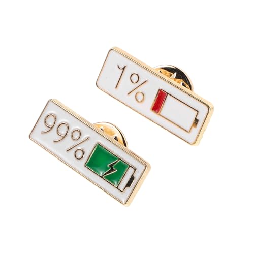FOMIYES 2stücke Anstecknadel Für Ausdruck Kreative Brosche Schalnadel Autobrosche Anhänger Spielzeug Schal Pullover Clip Hemd Anstecker Kragen Accessoire Blinker Hut Designer Abzeichen von FOMIYES