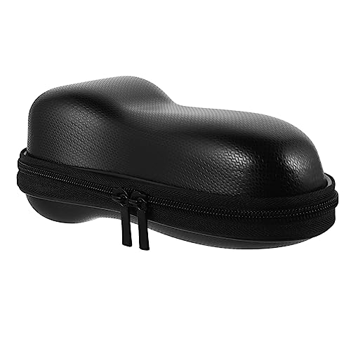 FOMIYES 2 Stück Rasierbox tragbar Rasierer elektrischer Trimmer schlank elektrische Tasche elektrische Rucker für Männer Rasierapparat Reise-Kulturbeutel gehäuse Rasierbehälter Eva Black von FOMIYES