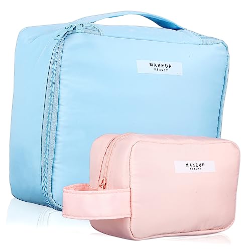 FOMIYES 2 Stück Reise Kulturbeutel Mit Reißverschluss Make Up Taschen Reißverschluss Kulturbeutel Kosmetiktasche Reise Make Up Tasche Kleine Reise Make Up Organizer Kulturbeutel Für von FOMIYES