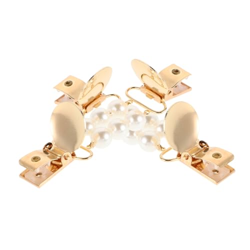 FOMIYES 2 Stück Schalklammern Goldene Kleiderklammern Aus Kunststoff Für Damenbekleidung Pulloverklammern Aus Zinklegierung Für Strickjacken Pulloververschlussklammern von FOMIYES