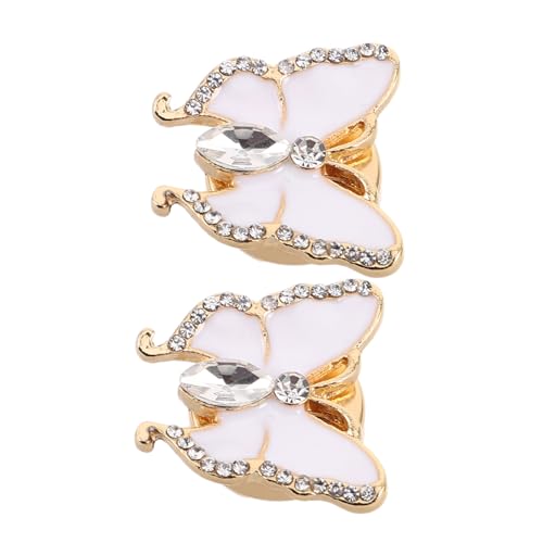 FOMIYES 2 Stück Schmetterling Manschettenknöpfe Damen Manschettenknöpfe Rhinestone Manschettenknöpfe hochzeit schmuck Manschettenlinks abnehmbare Fake-Ärmelbündchen Zinklegierung Weiß FOMIYES 2 Stück Schmetterling Manschettenknöpfe Damen Manschettenknöpfe Rhinestone Manschettenknöpfe hochzeit schmuck Manschettenlinks abnehmbare Fake-Ärmelbündchen Zinklegierung Weiß von FOMIYES