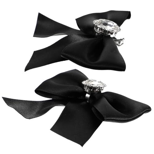 FOMIYES 2 Stück Schuhclip Schleifen Design mit Strasssteinen Teiliges Dekorative Schuhschnalle für High Heels Abnehmbar Wiederverwendbar Eleganter Damenschuhschmuck für Hochzeit Party von FOMIYES