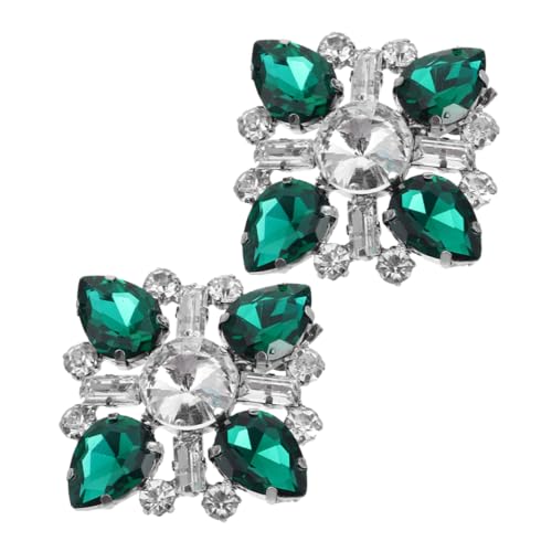 FOMIYES 2 Stück Schuhclips Damen Abnehmbare Strass Schuhschnallen für Hochzeits und Partyschuhe Luxuriöse Dekoration für High Heels Robuste und Glamouröse Accessoires von FOMIYES